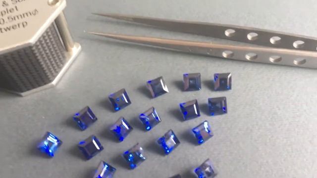 Сапфир Квадрат 6 мм