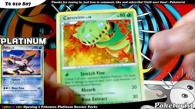Episode 100: Opening 6 Pokemon Platinum Booster Packs смотреть онлайн