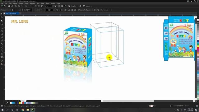 DỰNG HỘP GIẤY 3D BẰNG COREL Vs ILLUSTRATOR ESKO | BUILDING 3D PAPER BOX смотреть онлайн