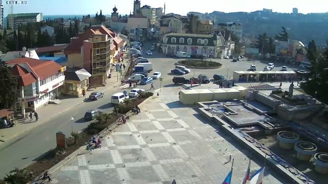 Вебкамера "Площадь Советская". Запись 22.02.2016 15:00:01 смотреть онлайн