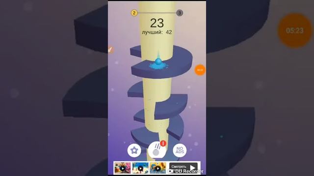 Обзор игры Helix Jump смотреть онлайн