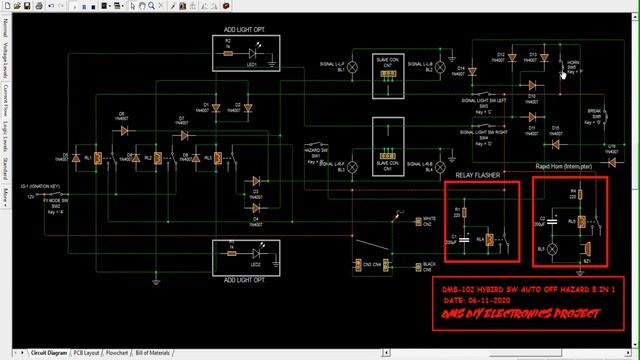 DMS -102 HYBIRD SWITCH AUTO-OFF HAZARD "5 IN 1" смотреть онлайн