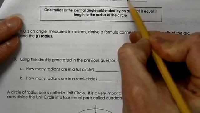 Geometry Unit 8 Day 13 notes Radian measures смотреть онлайн