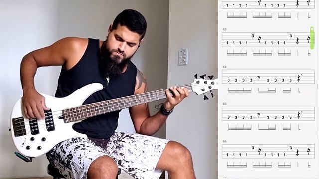 Mötley Crüe - Primal Scream (Bass Cover + Tablature) смотреть онлайн