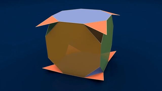 Make 3D Solid Shapes - Truncated Cube / Усеченный Куб смотреть онлайн