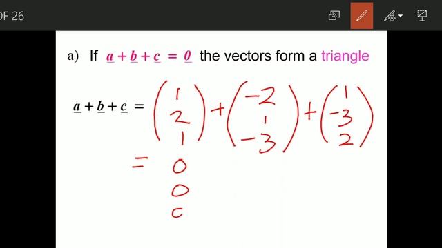 Vectors form a triangle & length of triangle sides смотреть онлайн