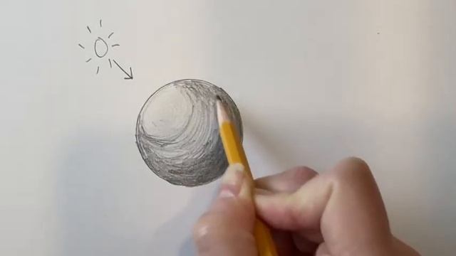 How to draw a 3D sphere or 3D ball- Quick art demo to use as inspiration or hook смотреть онлайн