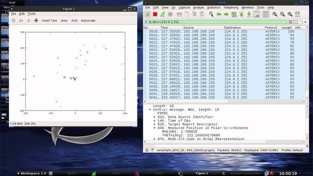 ASTERIX Data Radar PPI смотреть онлайн