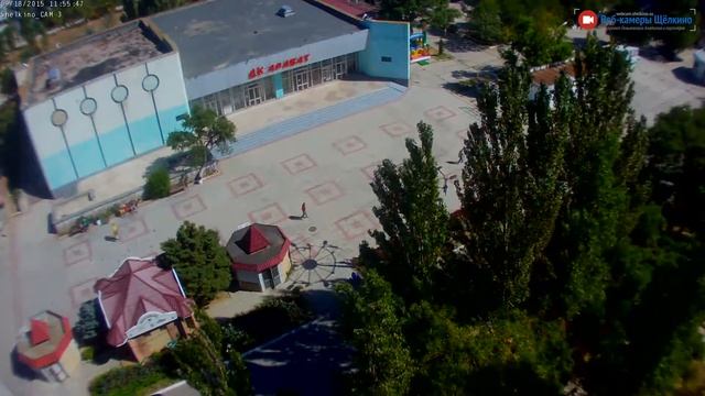 Центр Щёлкино, 18.09.2015 - time-lapse с камеры 3 смотреть онлайн