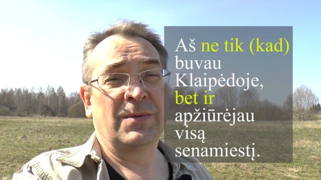 LITHUANIAN LESSON 191 - NE TIK ..., BET IR смотреть онлайн