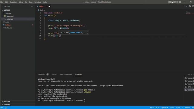 Write a programme to calculate perimeter of rectangle. Take sides ,a&b, from the user. смотреть онлайн