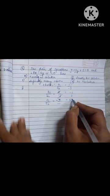 The pair of equations x+2y+5=0 and -3x-6y+1=0 has a unique solution,exactly two solution,infinitely смотреть онлайн