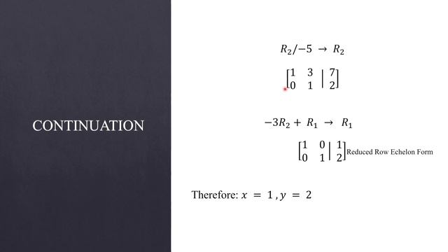 Solving Systems of Linear Equation by Gaussian Elimination - J. Razo смотреть онлайн