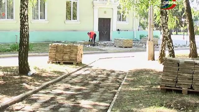 Работы по благоустройству у ГДК смотреть онлайн