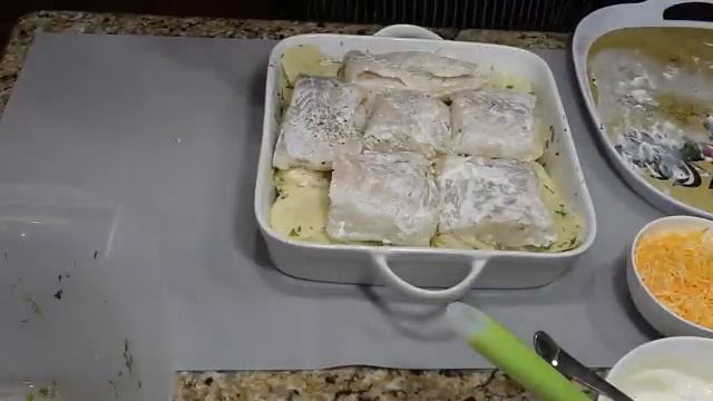 Рыба по-французски с картошкой пошаговый рецепт