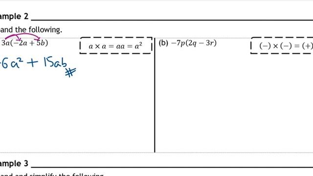 Year 7 Expansion of Algebraic Expressions смотреть онлайн