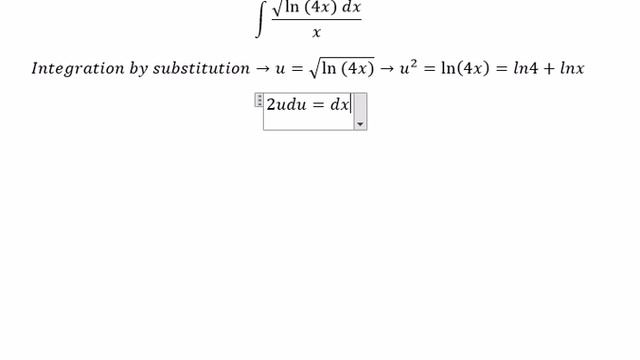 Calculus Help: Integral of (√(ln(4x)) dx)/x - Integration by substitution смотреть онлайн
