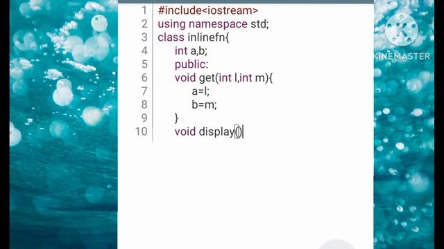 #inlinefunction c++. example how to demonstrate inline function in CPP. смотреть онлайн