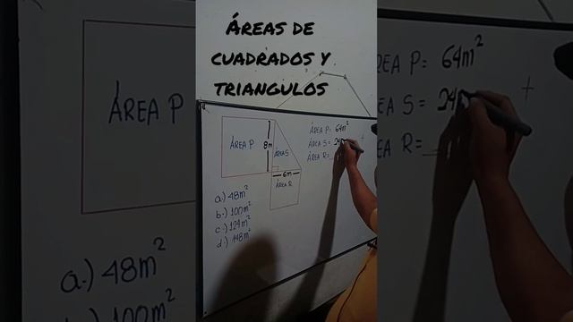 Áreas de Cuadrados y Triangulos смотреть онлайн