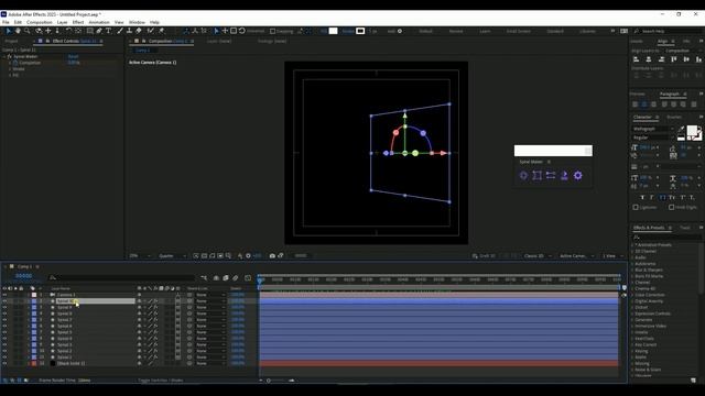Infinite Spiral Animation | After Effects Tutorial смотреть онлайн