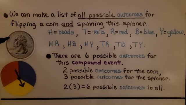 7th Grade Math 12.3a, Exploring Compound Probability смотреть онлайн