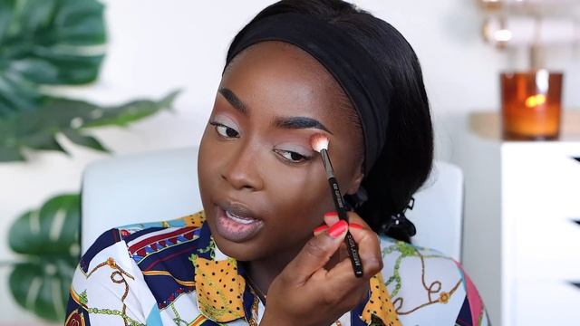 DARK SKIN BEGINNER MAKEUP TUTORIAL TESTING NEW PRODUCTS | Mena Adubea смотреть онлайн