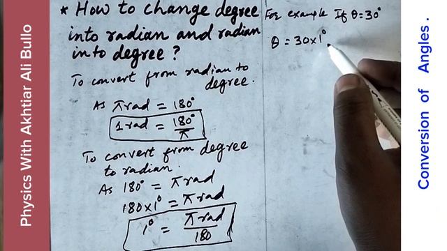 Conversion of angles_Conversion of radian into degree and degree into radian_formula to convert rad смотреть онлайн