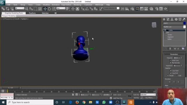 3Ds Max Modeling A Pawn by Spline - Tutorial 03 смотреть онлайн