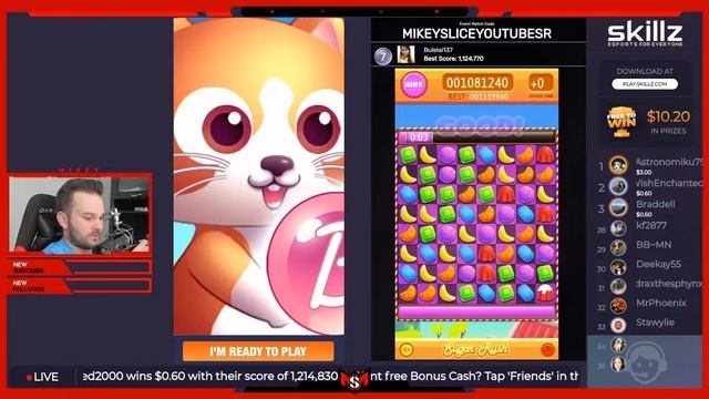 NEW Skillz Game Alert! (NEW BUBBLE SHOOTER SKILLZ GAME) смотреть онлайн