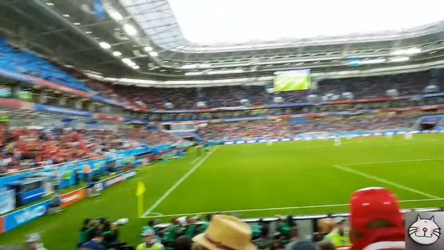 Матч Сербия-Швейцария. КАЛИНИНГРАД 22.06.2018. Взгляд с трибуны . ЧМ 2018. смотреть онлайн