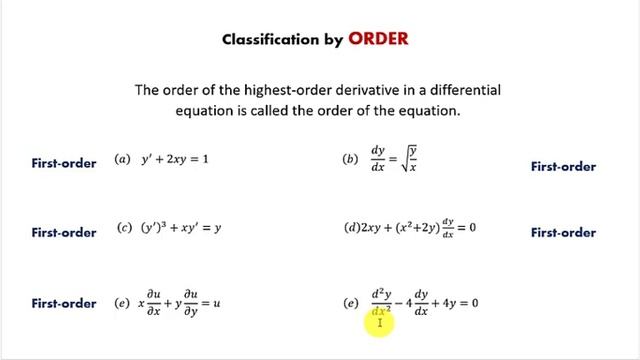 Classification of Differential Equations смотреть онлайн