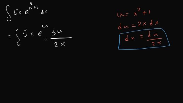 Integral of 5x(e^(x^2+1)) смотреть онлайн