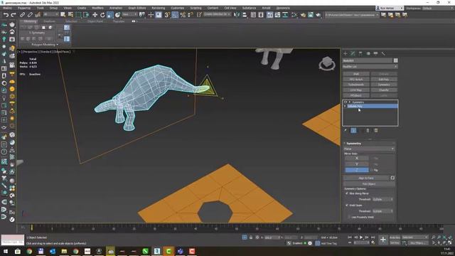 3Ds Max 2022 створення отворів смотреть онлайн