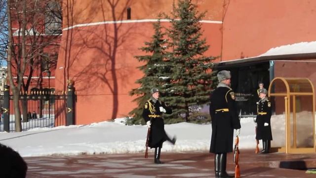 Смена Караула у вечного огня.