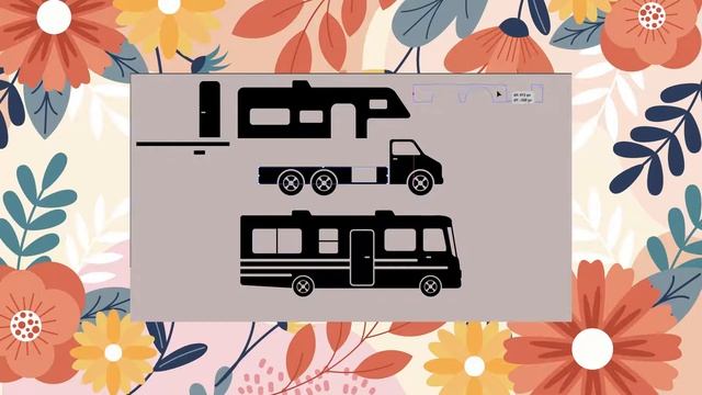 Motorhome RV SVG Cricut Cut File Silhouette Cameo Clipart Png Eps Dxf Vector смотреть онлайн