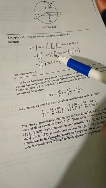 volume of sphere prove subject : mathematical methods of physics смотреть онлайн