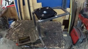 Самодельная опорная стойка для кресла в лодку ПВХ