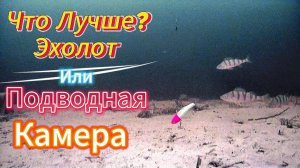 ЧТО ЛУЧШЕ?!!! ЭХОЛОТ, ИЛИ ПОДВОДНАЯ КАМЕРА ,Я ВЫБИРАЮ КАМЕРУ.