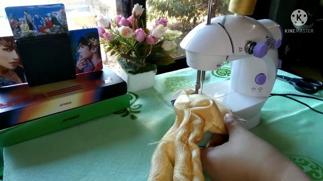 How To Make Scrunchies Using Mini Sewing Machine 🌼 | DIY | with Relaxing Music | Seophieries смотреть онлайн