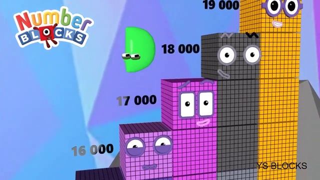 Looking For Numberblocks Comparison Alphabet D 1000 to 20 000 Step Squad смотреть онлайн