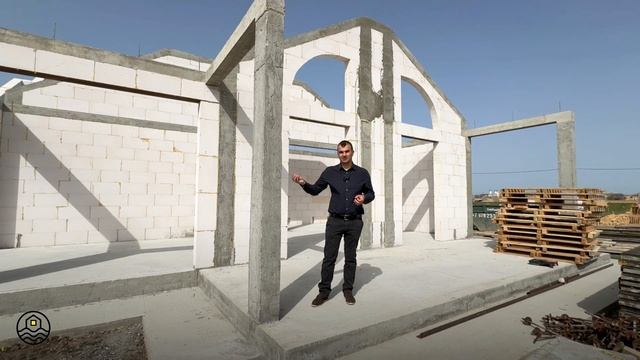 Дом в Крыму | Евпатория | ПРОЕКТ ГАБРИЭЛЬ | Каркас Стены Пояс | строительство смотреть онлайн
