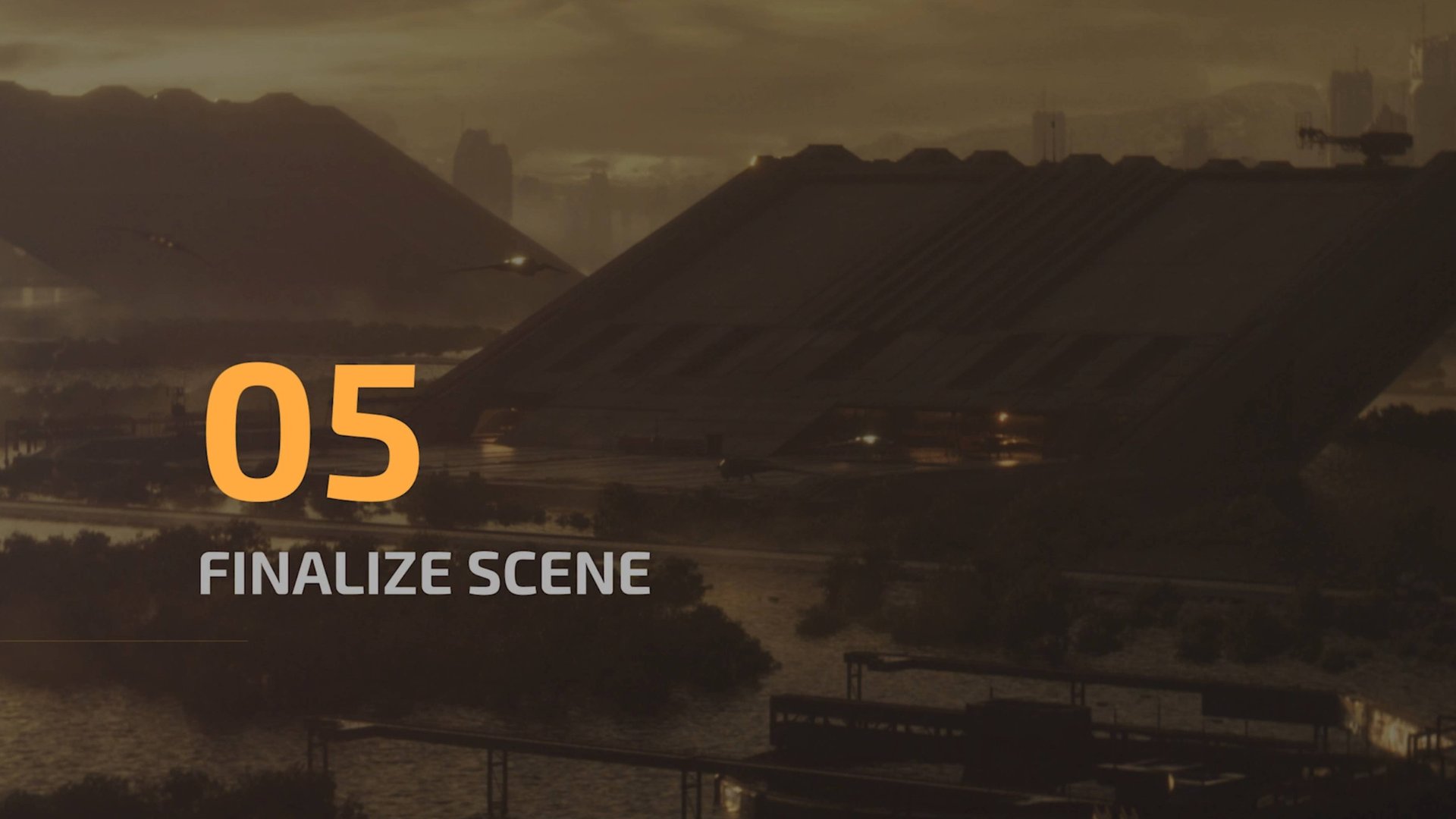 week 06 - 05 Finalize Scene - Cinematic Lighting in Houdini смотреть онлайн