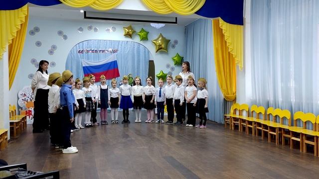 Утренник ко Дню Защитников Отечества, 6 группа, ДС №8. г.Белореченск. смотреть онлайн