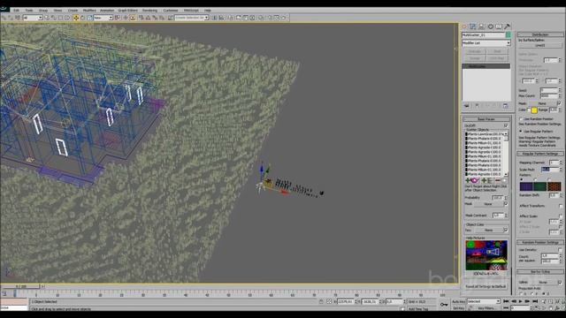 iGrass. Пример работы с Multiscatter в 3ds max смотреть онлайн