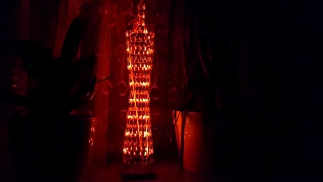 БАШНЯ ИЗ СВЕТОДИОДОВ | DIY LED Cube Canton Tower Thunder смотреть онлайн