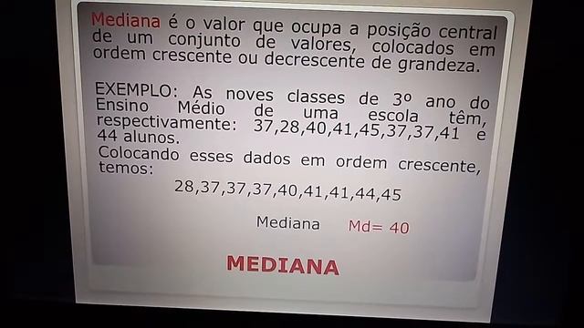 Média, Moda e Mediana смотреть онлайн