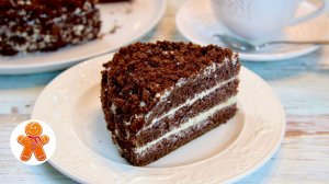 Домашний торт на кефире 🎂 Просто и очень вкусно