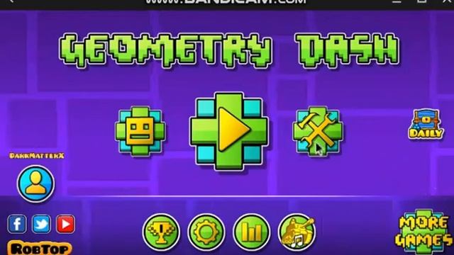 Geometry Dash - Weird Cube Bug on GD Menu - Watch the Cube in the Background смотреть онлайн