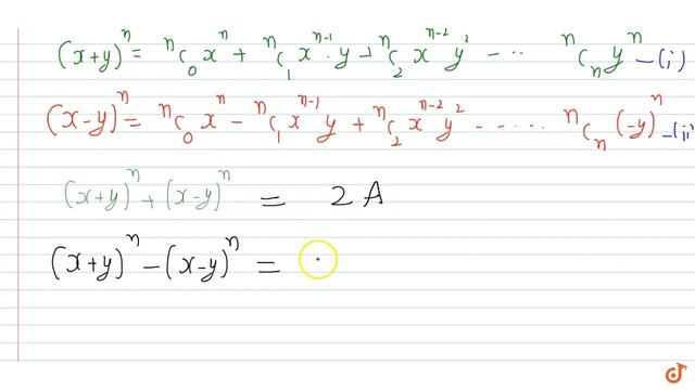 If A and B respectively denote the sum of the odd terms and sum of the even terms in the expan смотреть онлайн