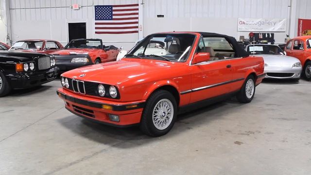 1993 BMW 325 IC Red смотреть онлайн